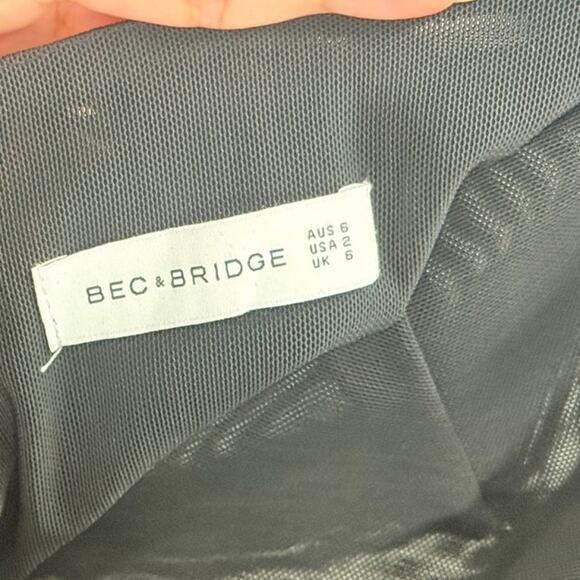 Bec & Bridge Argon Corset Strapless Hook Eye Dress US 2 Miami Sexy Club Vegas - Picture 4 of 4